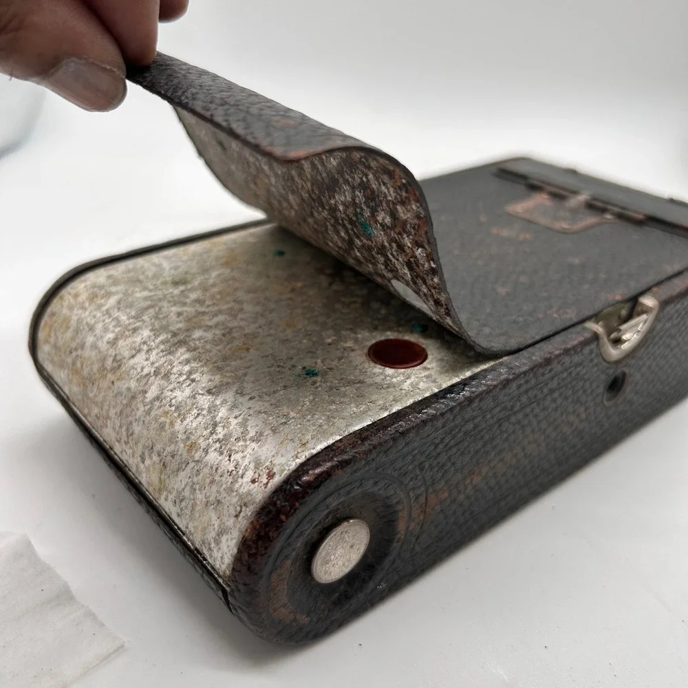 Vintage 1910-1915 Kodak No 3A Autographic Folding Pocket Camera & Case Model‎ C